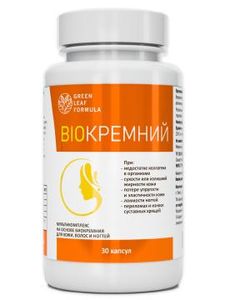Green Leaf Formula, Биокремний (для кожи, волос и ногтей), капсулы, 30 шт.