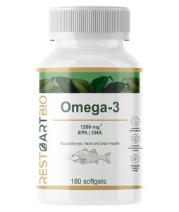 RestartBio, Омега-3, капсулы, 180 шт.