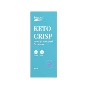 Beauty Diet, Батончик «Keto Crisp» со вкусом кокоса, 35 г