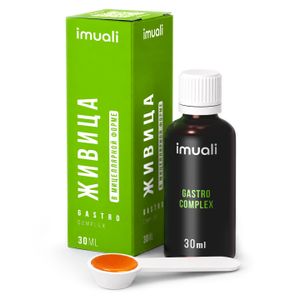 IMUALI, Живица кедровая в мицеллярной форме «Gastro Complex» (для работы ЖКТ), жидкость, 30 мл