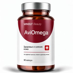 MINDLY, AviOmega Омега-3, капсулы, 60 шт.