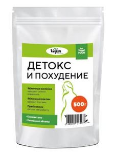 Yappi, Детокс и похудение, пектин и клетчатка для похудения, 500 г