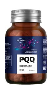 Biomins, PQQ (пирролохинолинхинон) и коэнзим Q10, капсулы, 30 шт.