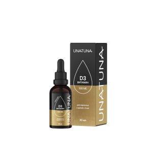 UNATUNA, Витамин D3, жидкость, 30 мл