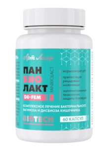 АртЛайф, Панбиолакт Де-Фем (женский пробиотик), капсулы, 60 шт.