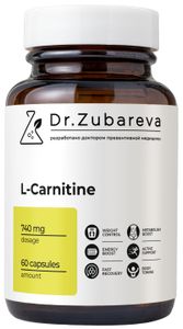 Dr. Zubareva, L-карнитин, капсулы, 60 шт.