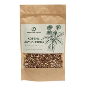 Правильные травы, Одуванчик корень (Taraxacum officinale), россыпь, 70 г