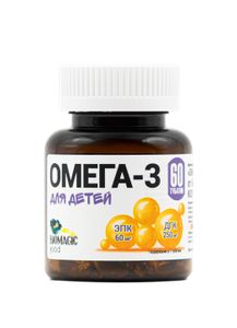 BioMagic Food, Омега-3 для детей, тубатины, 60 шт.
