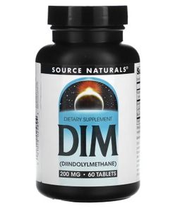 Source Natural, DIM (дииндолилметан), 200 мг, таблетки, 60 шт.
