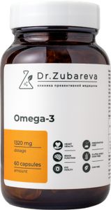 Dr.Zubareva, Омега-3, капсулы, 60 шт.
