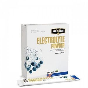 Maxler, Электролиты со вкусом черники, саше, 15х6,8 г
