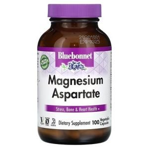 Bluebonnet Nutrition, Аспартат магния, капсулы, 100 шт.