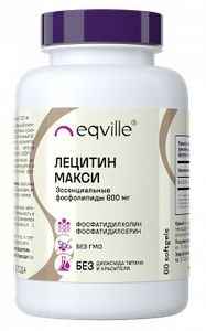 Eqville, Лецитин Макси, капсулы, 60 шт.