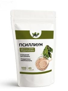 Yappi, Псиллиум высокой очистки, порошок, 500 г