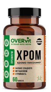 OVERVit, Хром (пиколинат), капсулы, 60 шт.