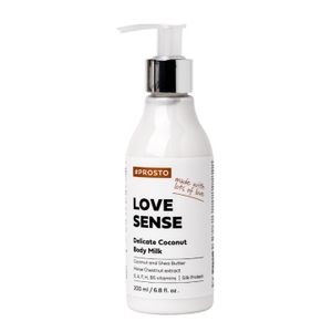 PROSTO COSMETICS, Молочко кокосовое «Love Sense» для чувствительной кожи, 200 мл