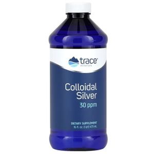 Trace Minerals, Коллоидное серебро, жидкость, 473 мл