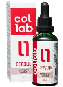 Collab, Комплекс для сердца и сосудов (магний, калий, янтарная кислота, L-карнитин, рейши, бетаин), жидкость, 50 мл