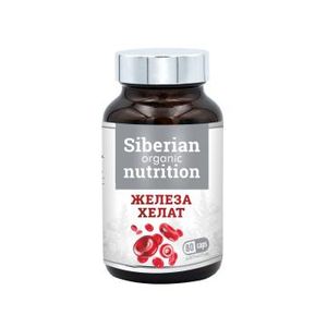 Siberian organic nutrition, Железа хелат (бисглицинат), капсулы, 80 шт.