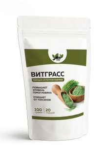 Yappi, Витграсс (порошок ростков пшеницы), 100 г
