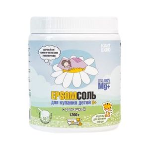 KAST EXPO, Английская магниевая соль с ромашкой (детская) 0+, 1200 г