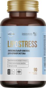 Lipomins, Липосомальный комплекс для нервной системы «LipoStress», растительные капсулы, 90 шт.