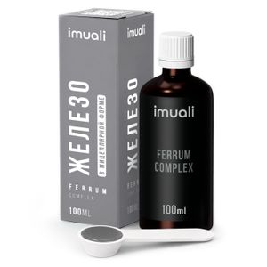 IMUALI, Мицеллярный комплекс при дефиците железа «Ferrum Complex», жидкость, 100 мл