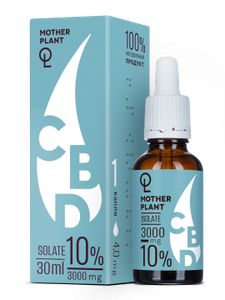 MotherPlant, CBD масло 10% «Изолят» (без привкуса), жидкость, 30 мл