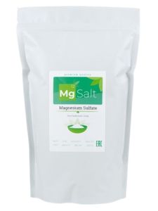 Mg Salt, Английская магниевая эпсом соль, порошок, 1000 г.