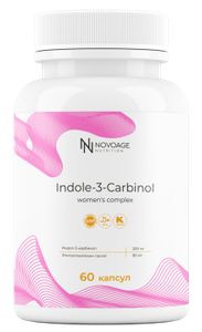 NOVOAGE nutrition, Индол-3-Карбинол с экстрактом зеленого чая, капсулы, 60 шт.