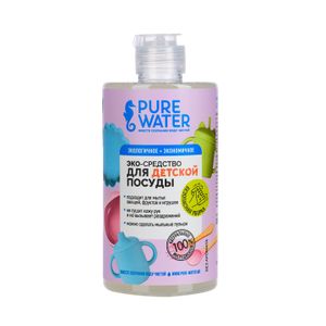 Pure Water, Моющее средство для мытья детской посуды, жидкость, 450 мл
