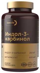 Dietelle, Индол-3-карбинол + Метилфолат, капсулы, 60 шт.