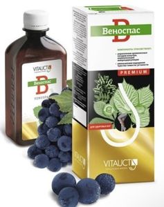 Vitauct, Веноспас Premium (для здоровья и легкости ног), раствор, 250 мл