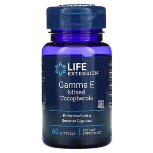Life Extension, Gamma E (смешанные токоферолы), капсулы, 60 шт.