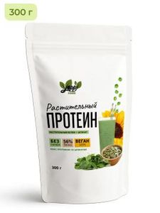Yappi, Растительный протеин со шпинатом, порошок, 300 г