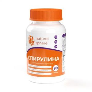 NATURALSPHERE, Спирулина, капсулы, 90 шт.