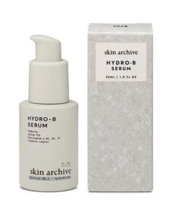 skin archive, Увлажняющая сыворотка для лица Hydro-B Serum с витаминами B и биотиками, 30 мл