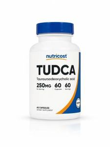 Nutricost, Tudca (тауроурсодезоксихолевая кислота), капсулы, 60 шт.