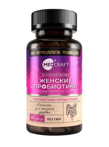 MEDCRAFT, Пробиотики для женщин, капсулы, 60 шт.