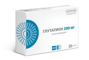 Supreme Pharmatech, Липосомальный глутатион, капсулы, 30 шт.