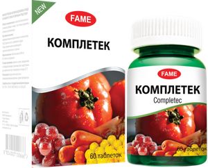 FAME, Комплетек (мощный антиоксидантный комплекс), таблетки, 60 шт.