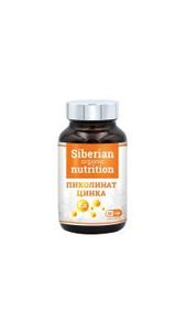 Siberian organic nutrition, Цинк (пиколинат), капсулы, 60 шт.