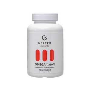 Geltek, Омега-3 90%, капсулы, 30 шт.