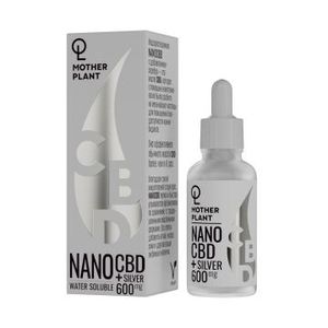 MotherPlant, Водорастворимое NANO CBD + Silver, жидкость, 30 мл
