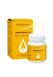 Солагифт, Bioeffectives Abieprenols 10 (для защиты печени, сердца и мозга), капсулы, 60 шт.
