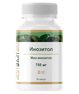 Restartbio, Инозитол (мио-инозитол), капсулы, 60 шт.