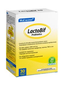 Matwave, Пробиотики LactoBif Probiotics, капсулы, 30 шт.