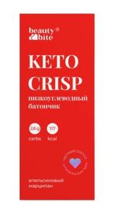 Beauty Diet, Батончик «Keto Crisp» апельсиновый марципан, 35 г