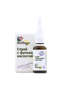 BioMagic, Спрей с фульвовой кислотой, жидкость, 30 мл