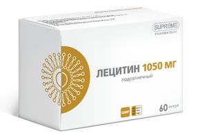 Supreme Pharmatech, Лецитин подсолнечный, капсулы, 60 шт.